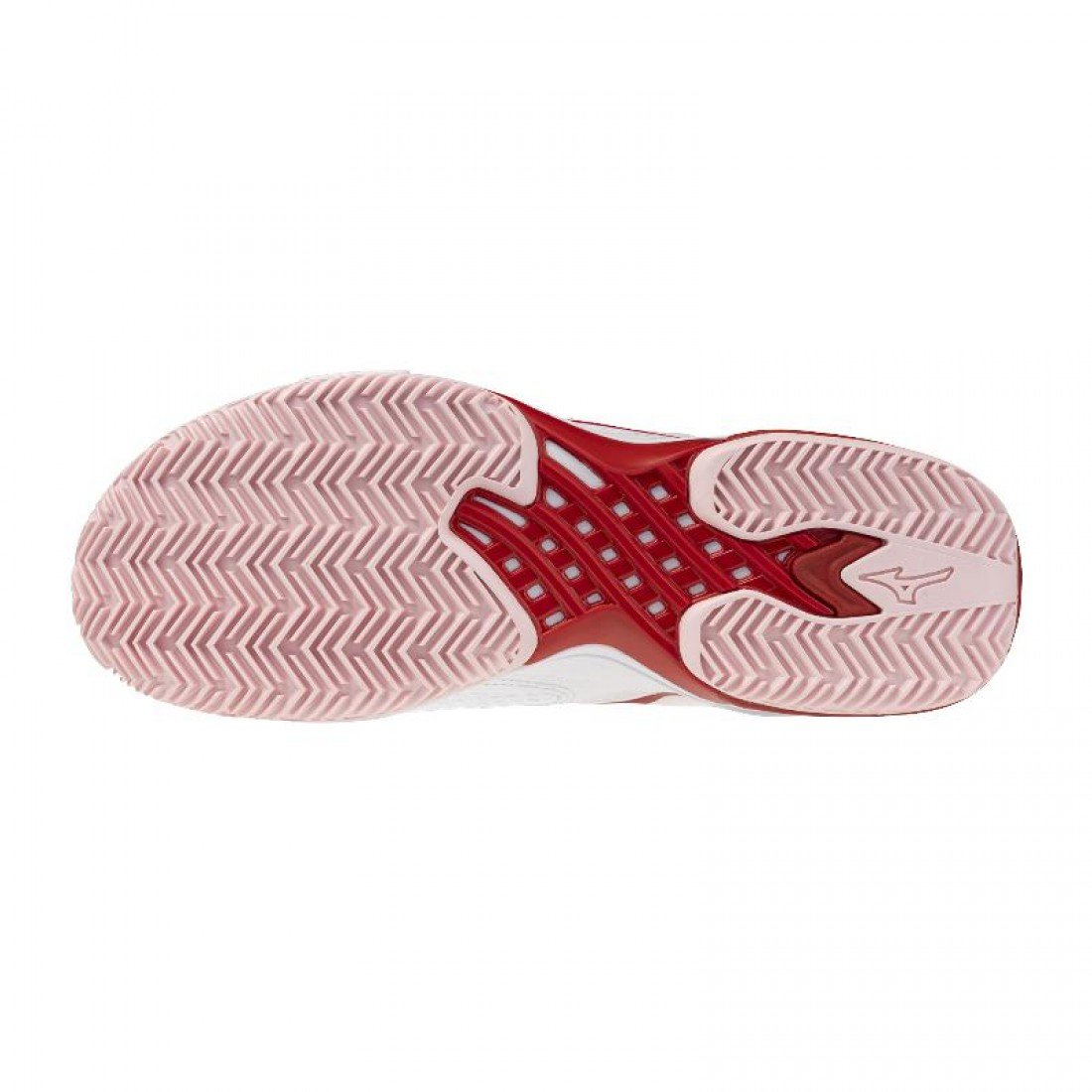 Zapatillas Mizuno Wave Exceed Tour 7 Clay Blanco Rojo Mujer - Imagen 4